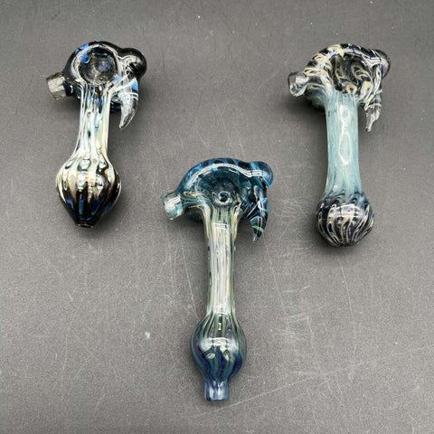 4" Worked Spoon Pipes - By Homie G Glass