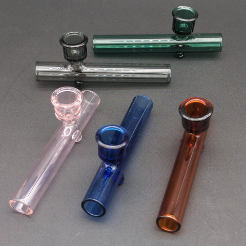 4" XL Steamroller Pipe - Colored Glass - Avernic Smoke Shop