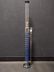 42" Tall Straight Tube w/ 15 Honeycomb Percs-Avernic Smoke Shop