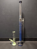 42" Tall Straight Tube w/ 15 Honeycomb Percs-Avernic Smoke Shop