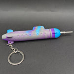 4.5" Keychain Submarine 10mm Silicone Nectar Collector