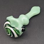 4.5" Swirly Spoon Pipe - Reading Glass Militia
