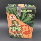 Zig Zag Hemp Wraps - Box of 25