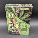 Zig Zag Hemp Wraps - Box of 25