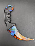 5" Karambit Curved Hunting Knife