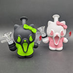 5" Silicone Hello Screamy Water Pipe-Avernic Smoke Shop