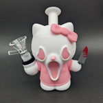 5" Silicone Hello Screamy Water Pipe-Avernic Smoke Shop