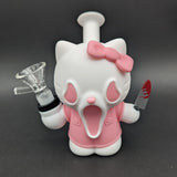5" Silicone Hello Screamy Water Pipe-Avernic Smoke Shop
