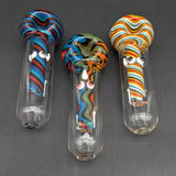 5" Wig Wag  Face Hand Pipe-Avernic Smoke Shop