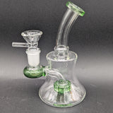 5.5" Mini Bent Neck Showerhead Bong-Avernic Smoke Shop