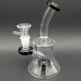 5.5" Mini Bent Neck Showerhead Bong-Avernic Smoke Shop