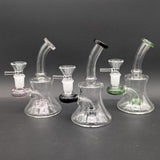 5.5" Mini Bent Neck Showerhead Bong-Avernic Smoke Shop