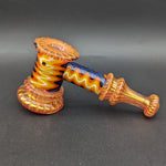 5.7" High Grade Fumed Wig Wag Hammer Bubbler Hand-Avernic Smoke Shop