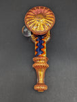 5.7" High Grade Fumed Wig Wag Hammer Bubbler Hand-Avernic Smoke Shop