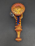5.7" High Grade Fumed Wig Wag Hammer Bubbler Hand-Avernic Smoke Shop