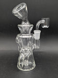 6" Clear Klein Recycler Dab Rig