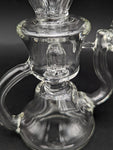 6" Double Slit Recycler Dab Rig