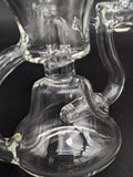 6" Double Slit Recycler Dab Rig