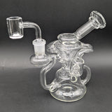 6" Dual Uptake Vortex Recycler Dab Rig-Avernic Smoke Shop