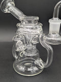 6" Dual Uptake Vortex Recycler Dab Rig-Avernic Smoke Shop