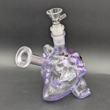 6" Purple Ghost Monster Glass Bong-Avernic Smoke Shop