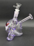 6" Purple Ghost Monster Glass Bong-Avernic Smoke Shop
