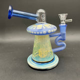 6.5" Fumed UFO Abduction Water Pipe-Avernic Smoke Shop
