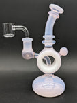 7" Donut Dual Color Dab Rig-Avernic Smoke Shop