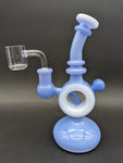 7" Donut Dual Color Dab Rig-Avernic Smoke Shop