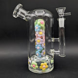 7" Floral Bubbler Bong