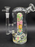 7" Floral Bubbler Bong