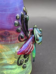 7" Gem Flower Cone Rig Purple/Green - By Lyric