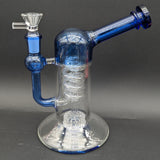 7" Matrix Coil Bent Neck Water Pipe-Avernic Smoke Shop