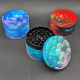 70mm 4-pc Dragon Scale Plastic Grinder