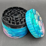 70mm 4-pc Dragon Scale Plastic Grinder