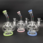 7.5" Inline Multi Tube Recycler Bong