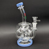 7.5" Inline Multi Tube Recycler Bong