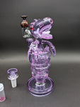 8" Fab Dino Glass Water Pipe by Calibear