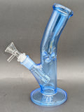 8" Full Color Bent Neck Straight Tube-Avernic Smoke Shop