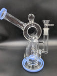 9.5" Infyniti Barrel Recycler W/ Showerhead Diffuser Bong - Avernic Smoke Shop