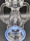 9.5" Infyniti Barrel Recycler W/ Showerhead Diffuser Bong - Avernic Smoke Shop