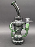 9" Full Color Klein Recycler Bong