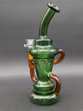 9" Full Color Klein Recycler Bong
