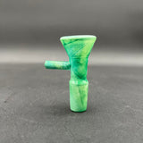 14mm Marbled Design w/ Handle Herb Slide