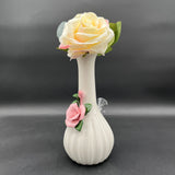 8.5" My Bud Vase Rose Ceramic Water Pipe