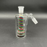 Ruckus Glass 4.75" Swirl Recycler Ash Catcher 14mm 45°