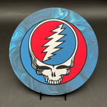 Grateful Dead x Pulsar Fabric Top Dab Mat | Steal Your Face Swirls | 8"