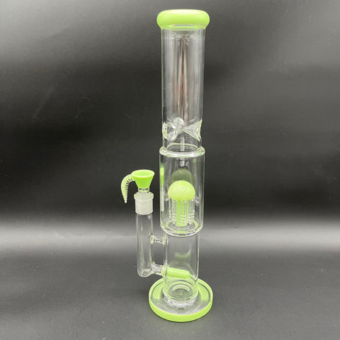 Multi-Chamber Tree & Inline Perc Glass Water Pipe | 16" | 19mm