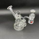 Toxic Glass 6" Pyramid Sidecar Set - Avernic Smoke Shop