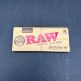 RAW Artesano Tray Rolling Papers & Tips | King Size Slim